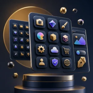 High-Resolution Art Icons Pack