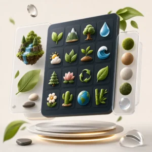 Nature Themed Vector Icons Pack