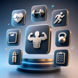 Set of Fitness Icons for Websites