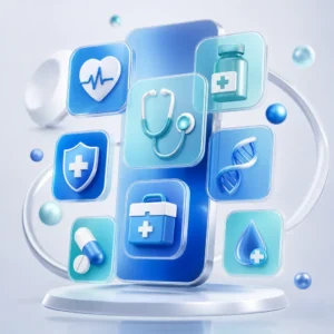 Set of Medical Icons for Apps